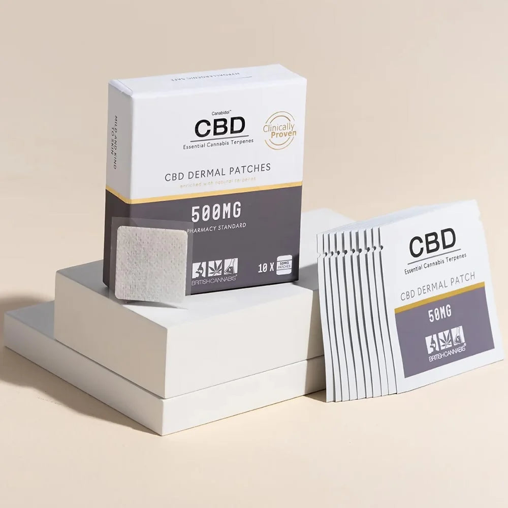 British Cannabis - CBD Patches (50mg, THC Free, 10pack)