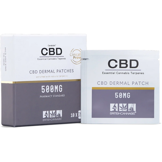 British Cannabis - CBD Patches (50mg, THC Free, 10pack)