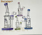 Phoenix Star - Waterpipe, Glass, 22cm Dab Rig Recycler with Honeycomb Percolator