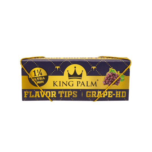 King Palm - French Rolling Papers & Flavoured Tips, 1-1/4 Size