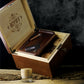 RYOT - 11"x10" LOCK-R Box Humidor, Walnut