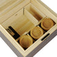 RYOT - 11"x10" LOCK-R Box Humidor, Walnut