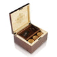 RYOT - 11"x10" LOCK-R Box Humidor, Walnut