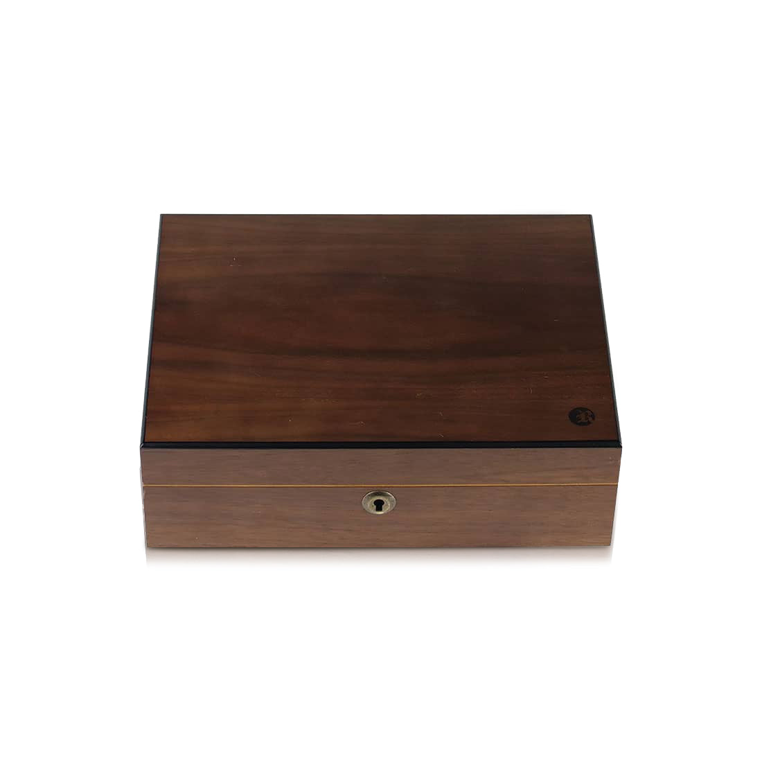 RYOT - Storage Box, 8"x11" LOCK-R Box Humidor, Walnut