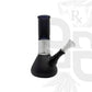 Glass Waterpipe - 20cm, Beaker with Percolator Ice Pinch, Matte Black