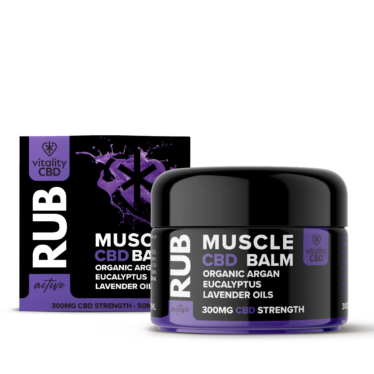 Vitality CBD - Active: Muscle Rub - 50mL, 300mg