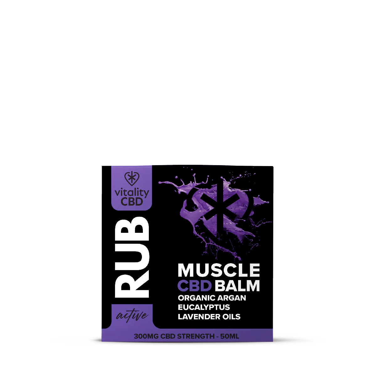 Vitality CBD - Active: Muscle Rub - 50mL, 300mg