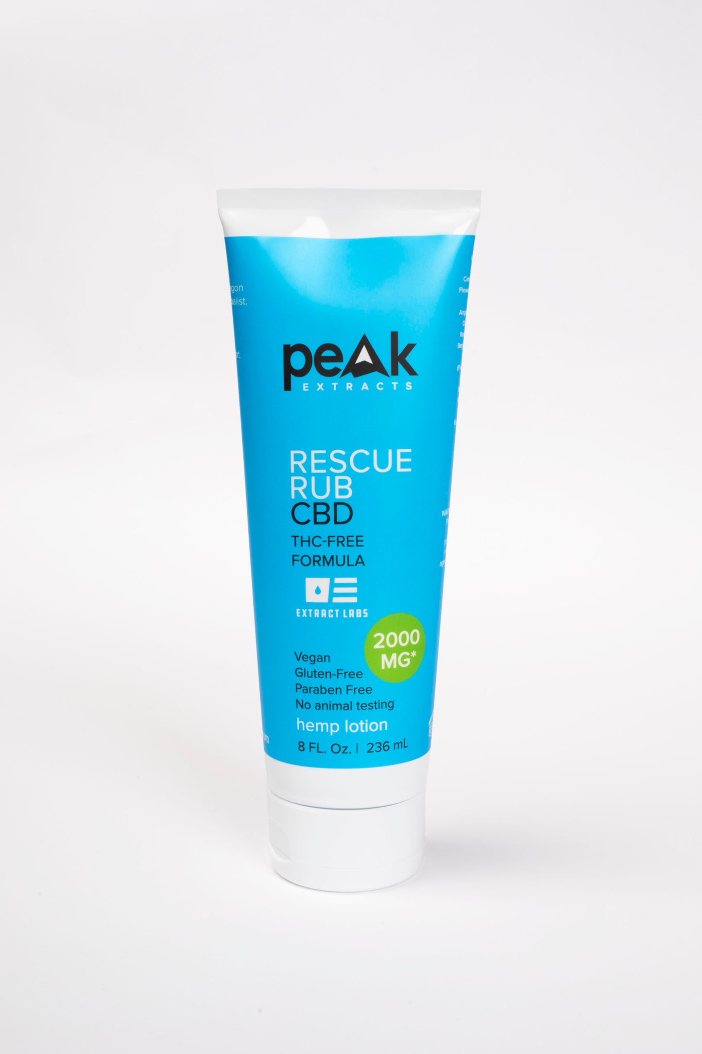 Peak Extracts - CBD Rescue Rub Lotion, 2000mg Extra Strength
