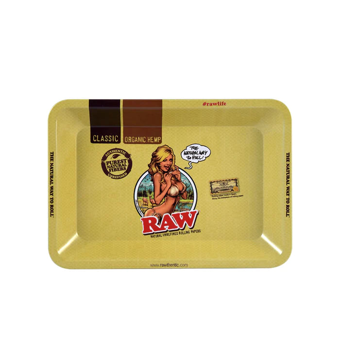 RAW - Rolling Tray, Metal, Girl