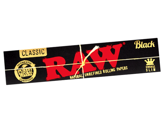 RAW - 'Black', Kingsize Slim Papers