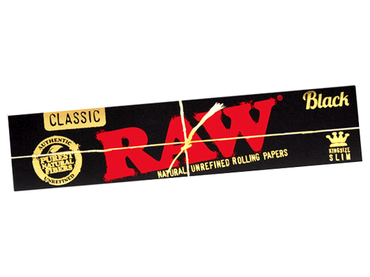 RAW - Black, King Size Slim Papers