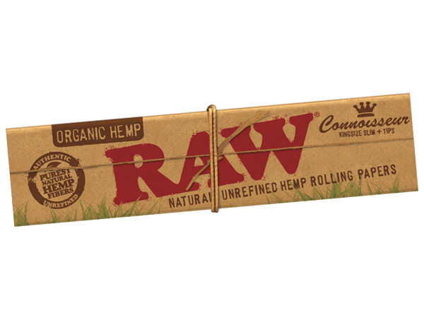 RAW - Organic, King Size Slim Connoisseur, Papers + Tips