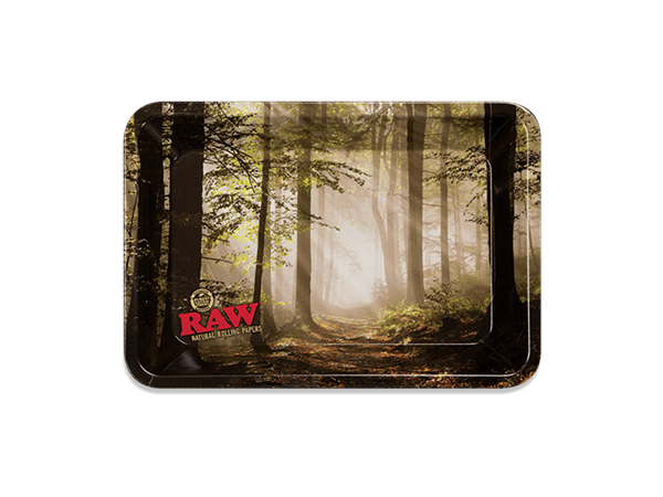 RAW - Rolling Tray, Metal, Smokey Forest