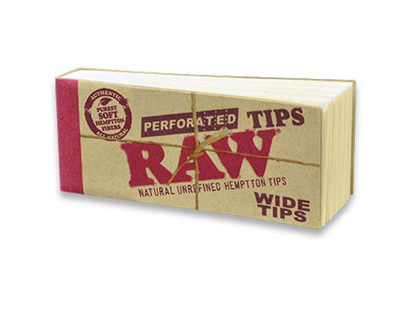 RAW - Tips, Wide, Perforated