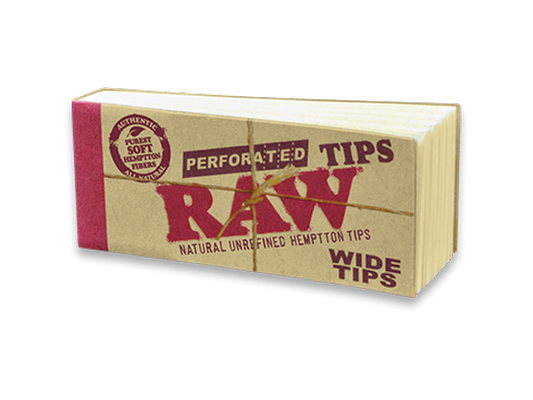 RAW - Tips, Wide, Perforated