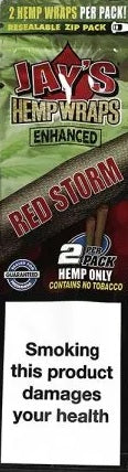Juicy Jay's - Hemp Wraps Enhanced, Red Storm