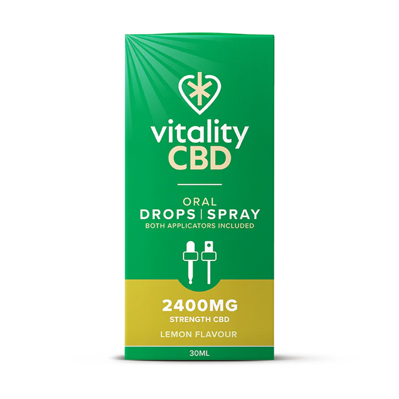 Vitality CBD - CBD Oral Spray, Lemon Flavoured- 30mL