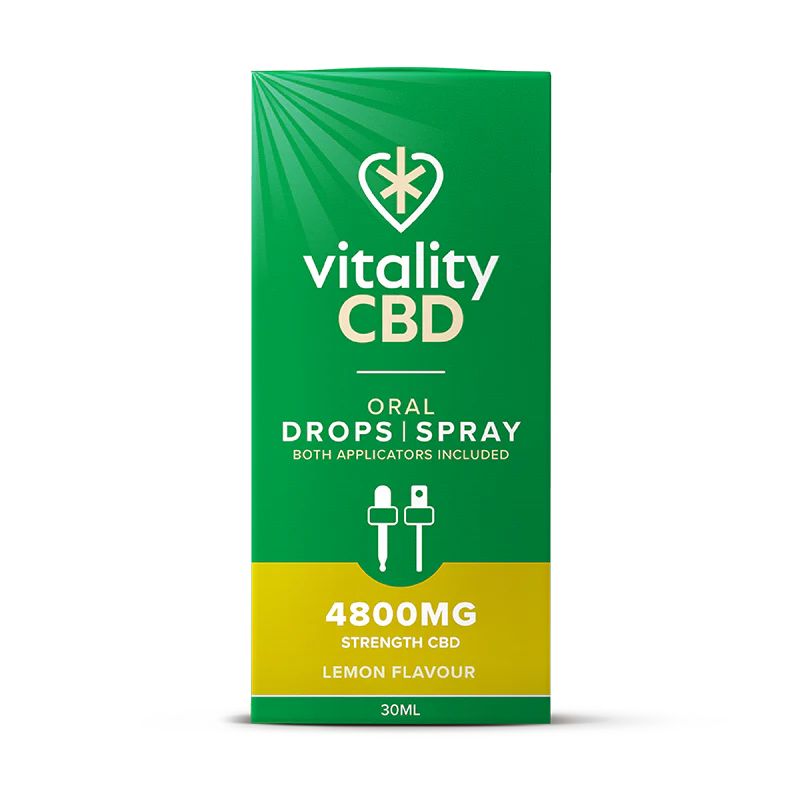 Vitality CBD - CBD Oral Spray, Lemon Flavoured- 30mL