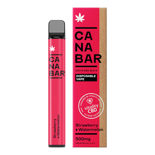 CANABAR - CBD+CBG Disposable Vape, 500mg