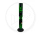 Waterpipe, Acrylic - 40cm Straight, Ice Twist Leaf