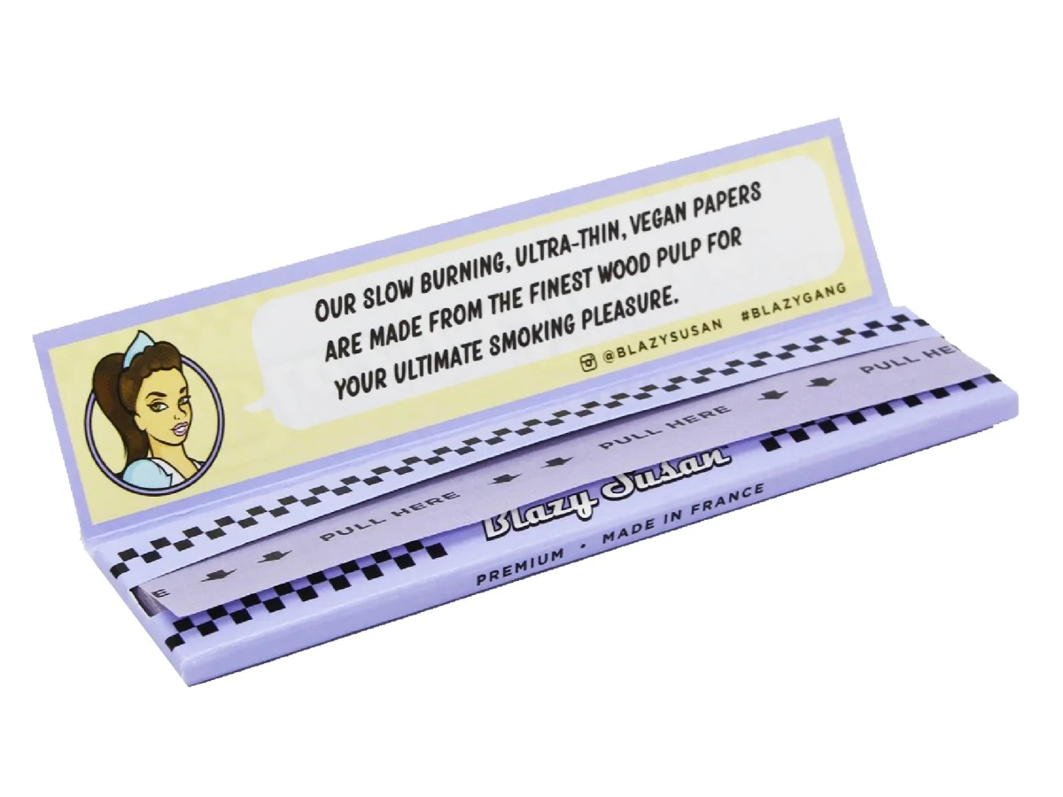 Blazy Susan - Purple, King Size Slim Papers