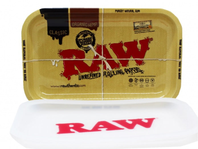 RAW - Rolling Tray, Dab Tray with Silicone Cover, Small