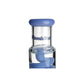 Phoenix Star - Waterpipe, Glass, 38cm Straight, 8 Tree Percolator with Freezable Coil