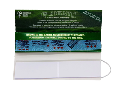 Elements - Green, Connoisseur, Kingsize Papers + Roach Tips