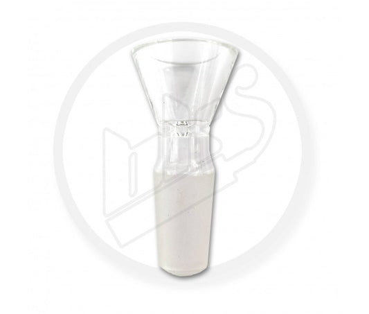 Flower Bowl -  Plain Glass 'V' Shape, Male