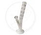 Waterpipe, Glass, Frosted Lean Back - 26cm