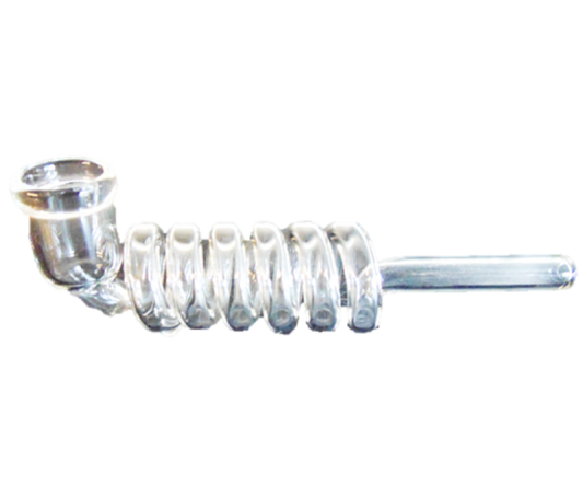 Glass Pipe - 15cm, Spiral