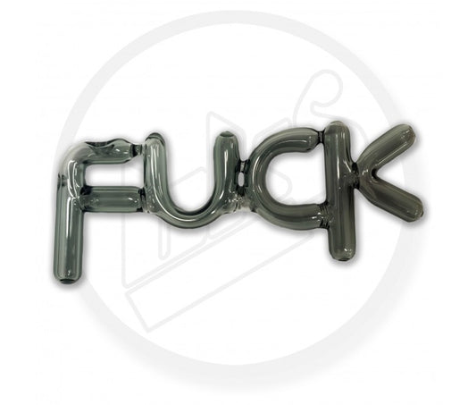 Pipe, Glass - 16cm 'FUCK'