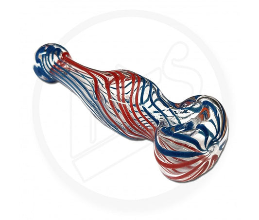 Glass Pipe - 13cm, Heavy Spoon