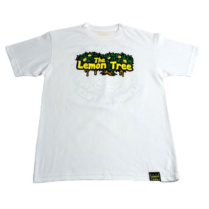 Lemon Tree Dripping T-Shirt - White