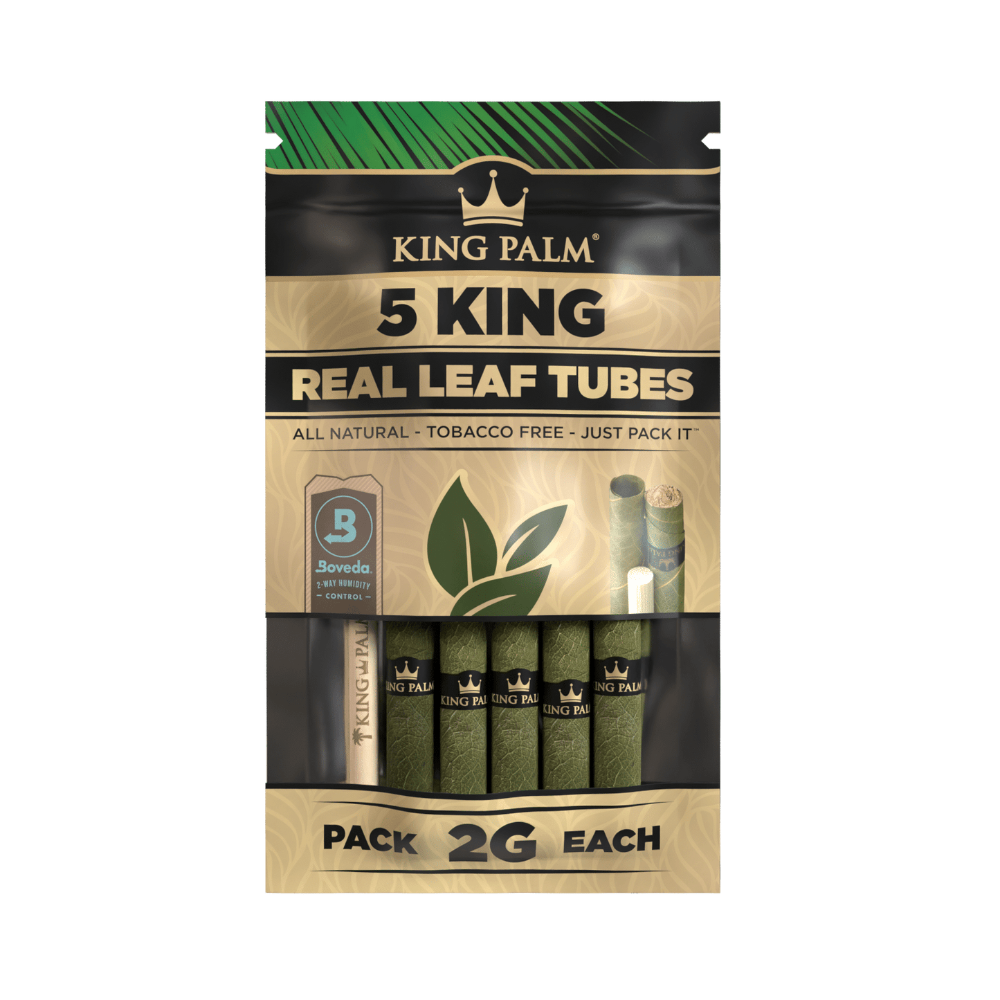 King Palm - Natural Rolls, Kings (2g)