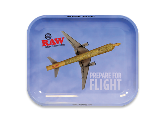 RAW - Rolling Tray, Metal, Prepare For Flight