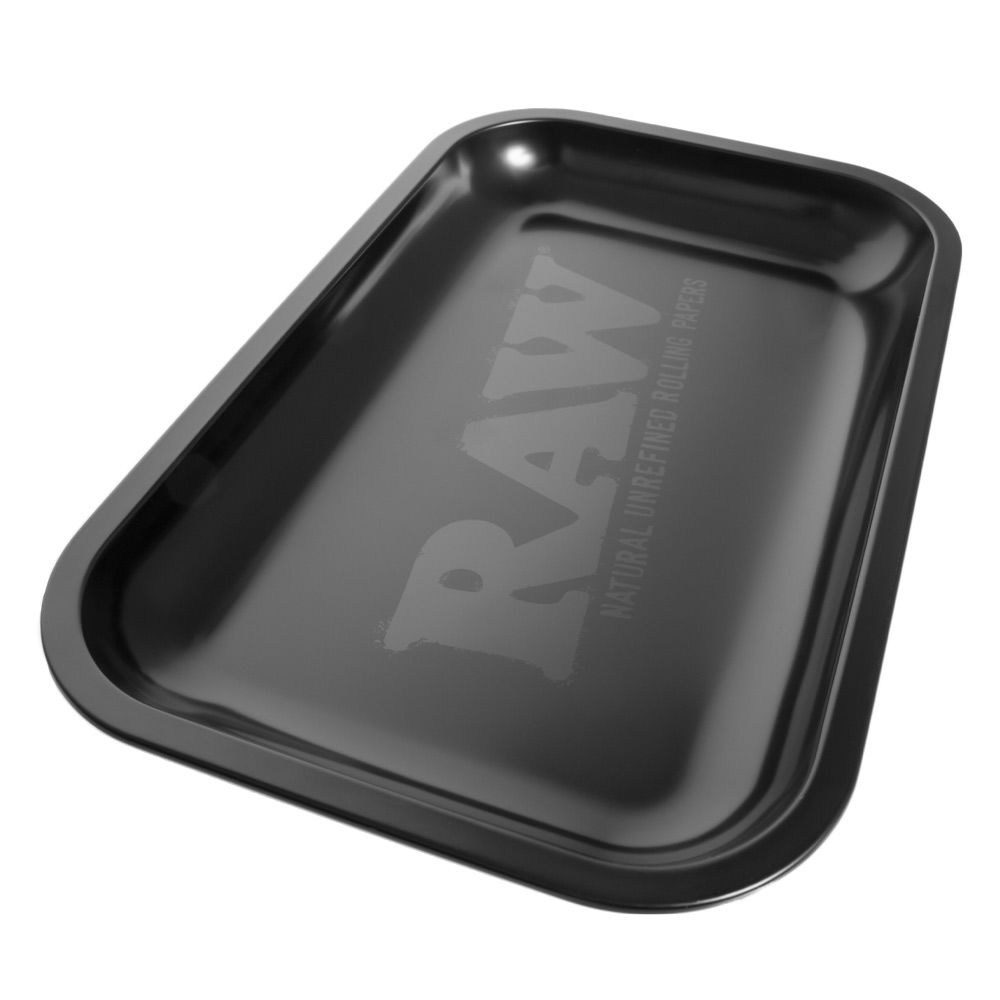 RAW - Rolling Tray, Metal, Matte Black