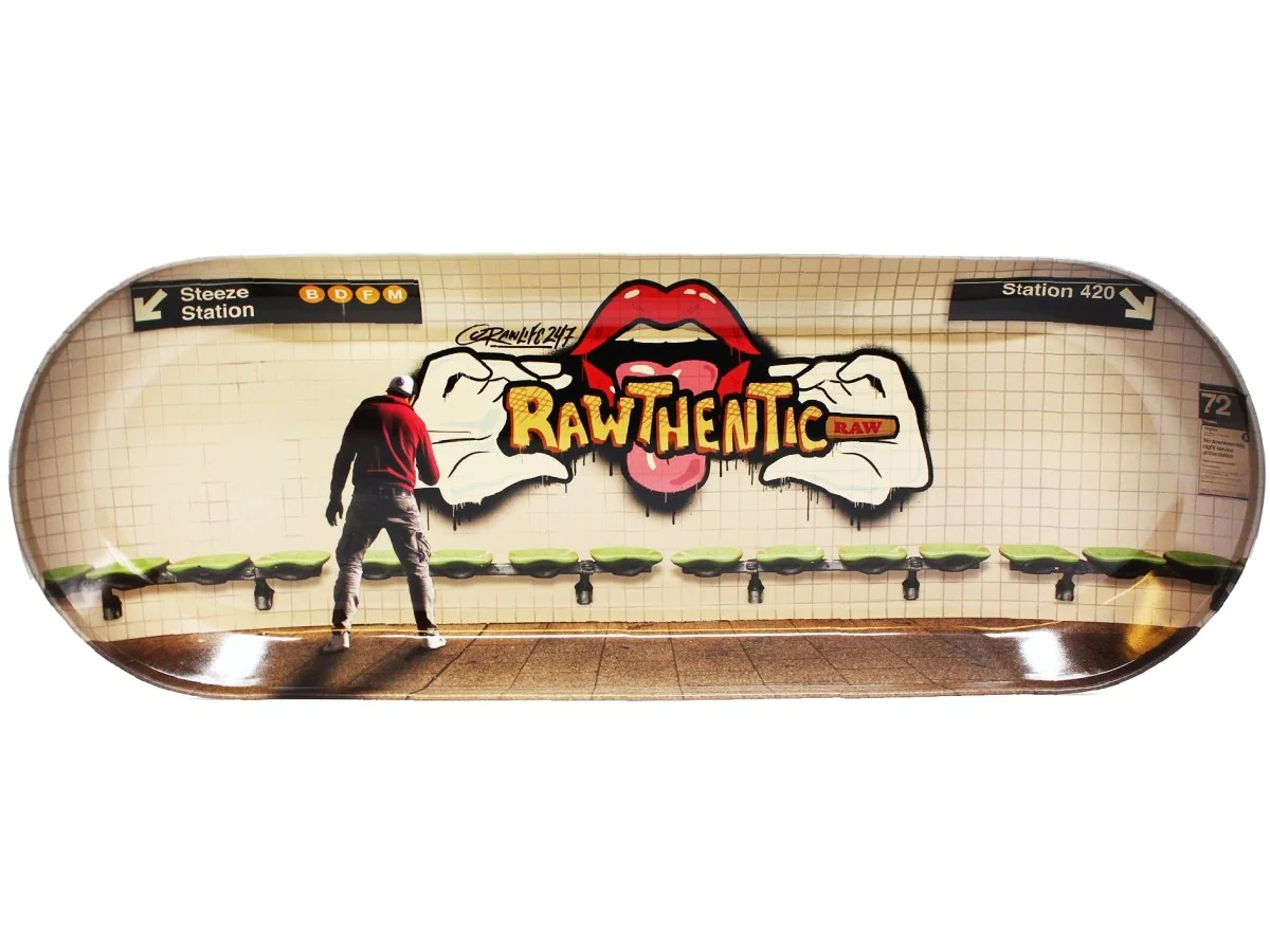 RAW - Rolling Tray, Skateboard Rawthentic