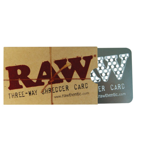 RAW - 3-Way Shredder Grinder Card