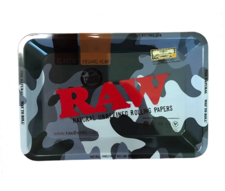RAW - Rolling Tray, Metal, Urban Camo