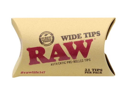 RAW - Tips, Pre-rolled, Wide