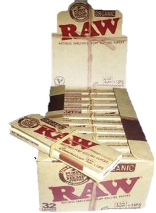 RAW - 'Classic', Connoisseur, 1-1/4" Papers + Tips