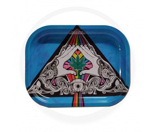 Smoke Arsenal - Rolling Tray, Small - All Seeing Eye